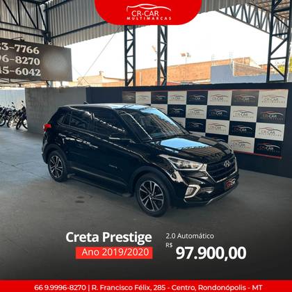 HYUNDAI CRETA 2.0 16V FLEX PRESTIGE AUTOMÁTICO HYUNDAI CRETA 2.0 16V FLEX PRESTIGE AUTOMÁTICO